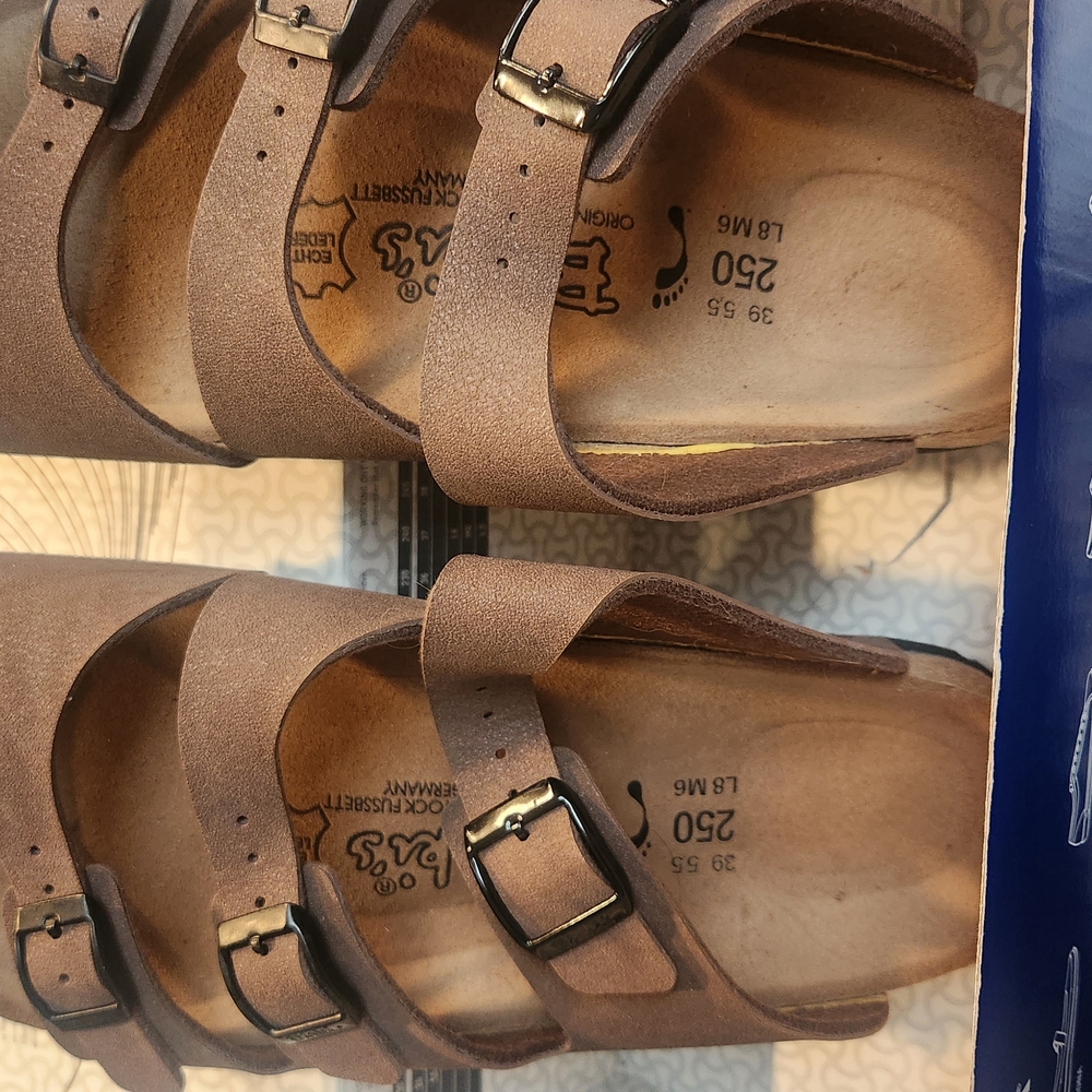 Birkenstock Brown Sandals with Buckles